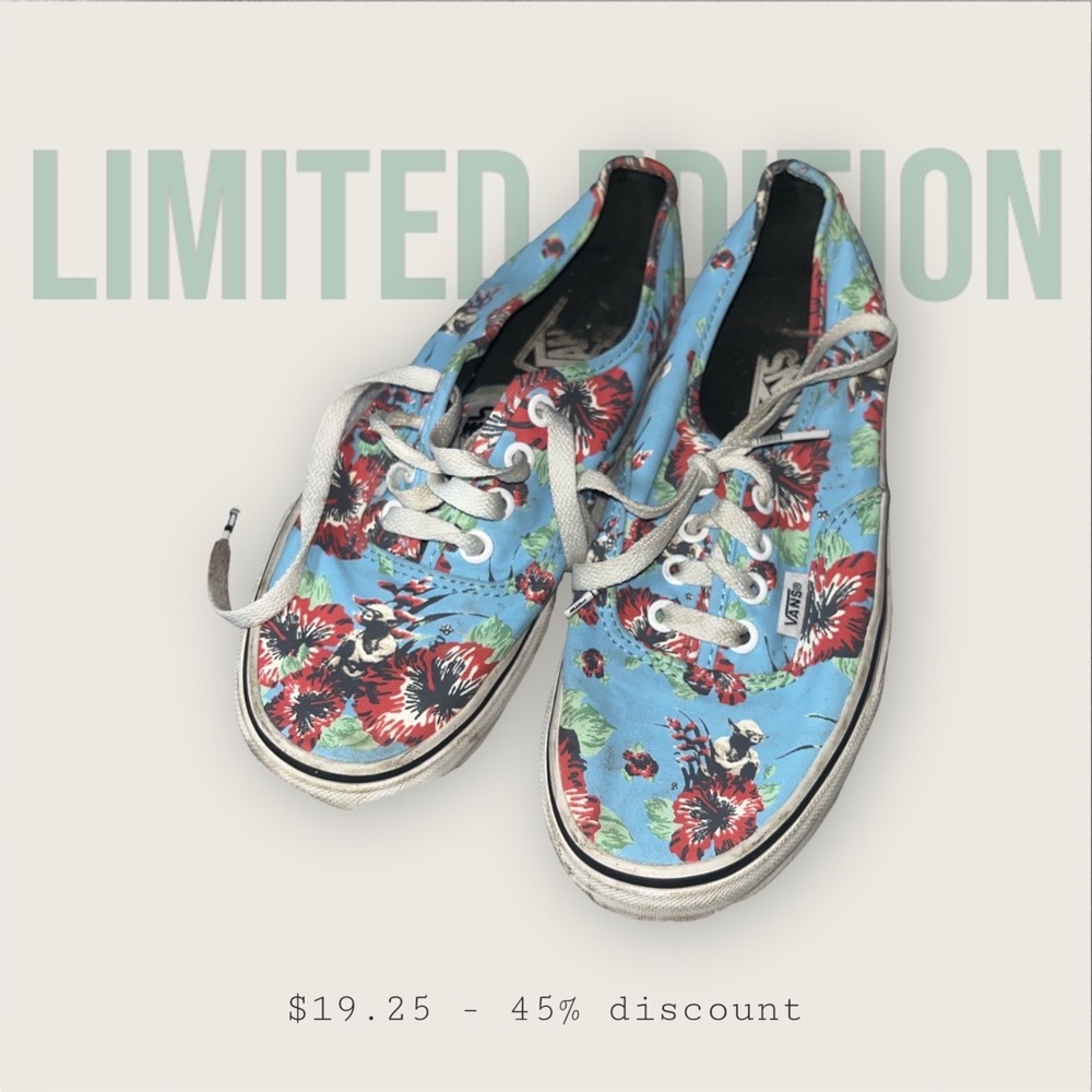 limited edition floral yoda vans
